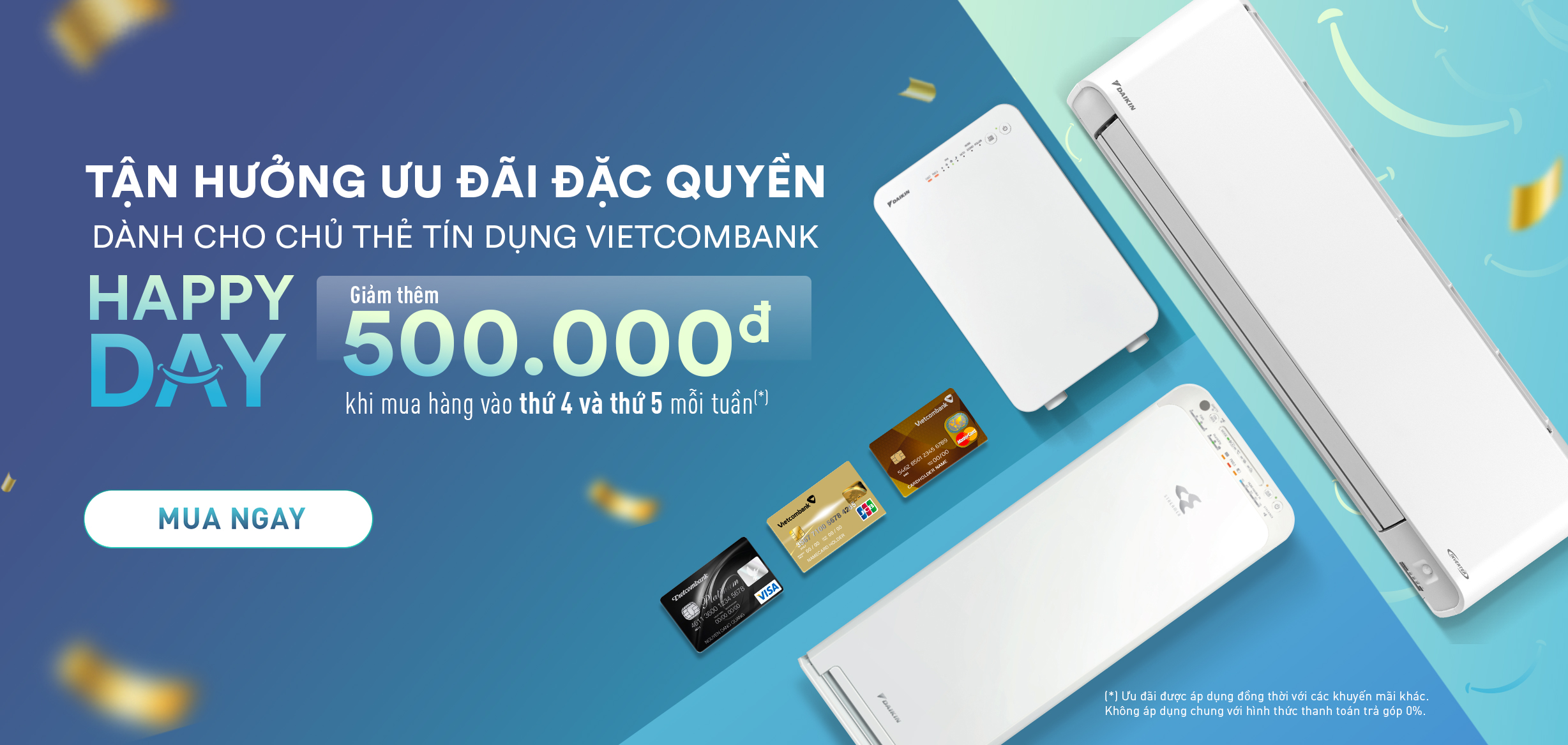 HAPPYDAY CÙNG THẺ QUỐC TẾ VIETCOMBANK